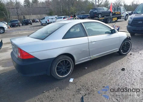 2005 Honda Civic Ex z USA, uszkodzony, nr VIN 1HGEM22945L075695